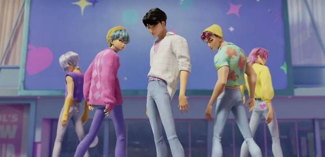 '케이팝 데몬 헌터스'의 사자보이즈. 넷플릭스 제공