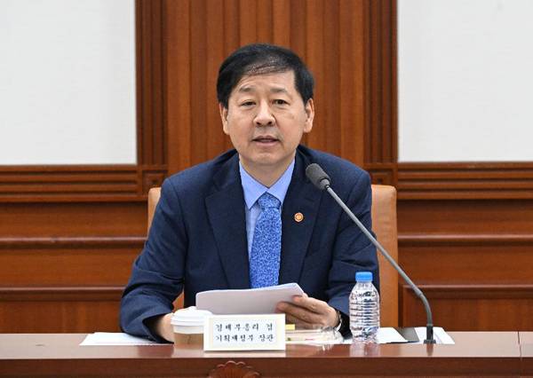 ▲ 7월22일 구윤철 부총리 겸 기획재정부 장관이 서울 종로구 정부서울청사에서 열린 '대외경제장관회의'에서 모두발언을 하고 있다. 사진=기획재정부 제공