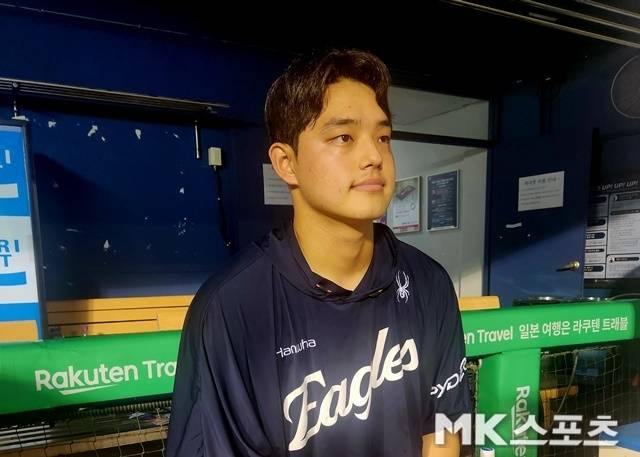 22일 잠실 두산전이 끝나고 만난 문동주. 사진(잠실 서울)=천정환 기자