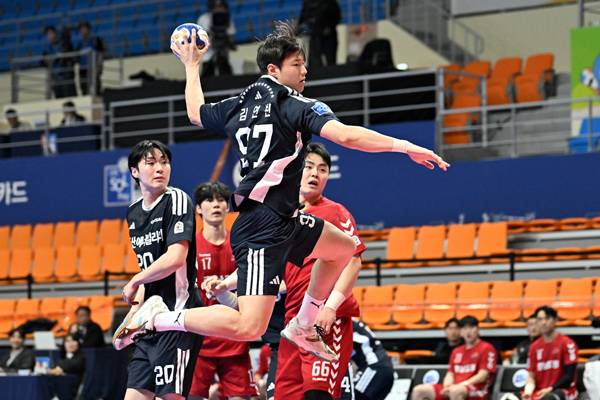 사진 스킬 슈팅 득점이 가장 많은 두산 김연빈, 사진 제공=한국핸드볼연맹