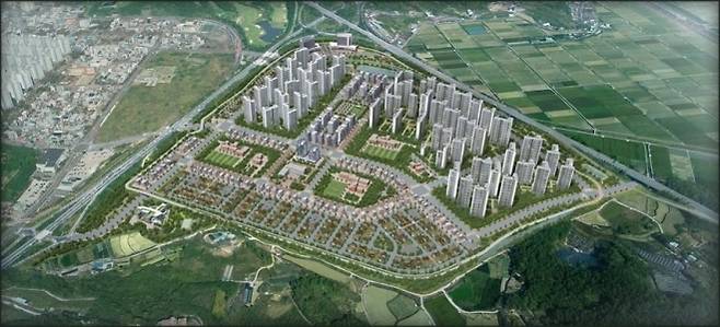 순천 선월지구 조감도. 광양만권경제자유구역청 제공.