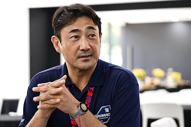 마석호 신임 슈퍼레이스 대표. 사진: 김학수 기자