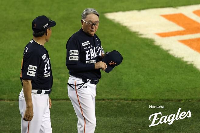▲ 한화 10연승 김경문 감독 ⓒ한화 이글스