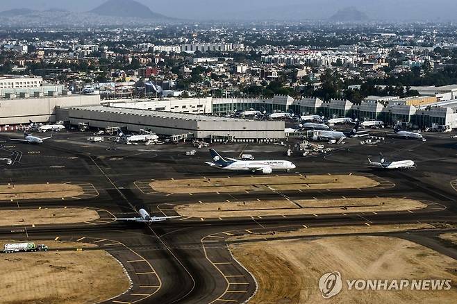 멕시코 베니토 후아레스 국제공항 [AFP=연합뉴스. 재판매 및 DB 금지]