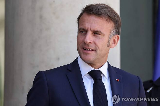 에마뉘엘 마크롱 프랑스 대통령 [AFP=연합뉴스 자료사진. 재판매 및 DB 금지]