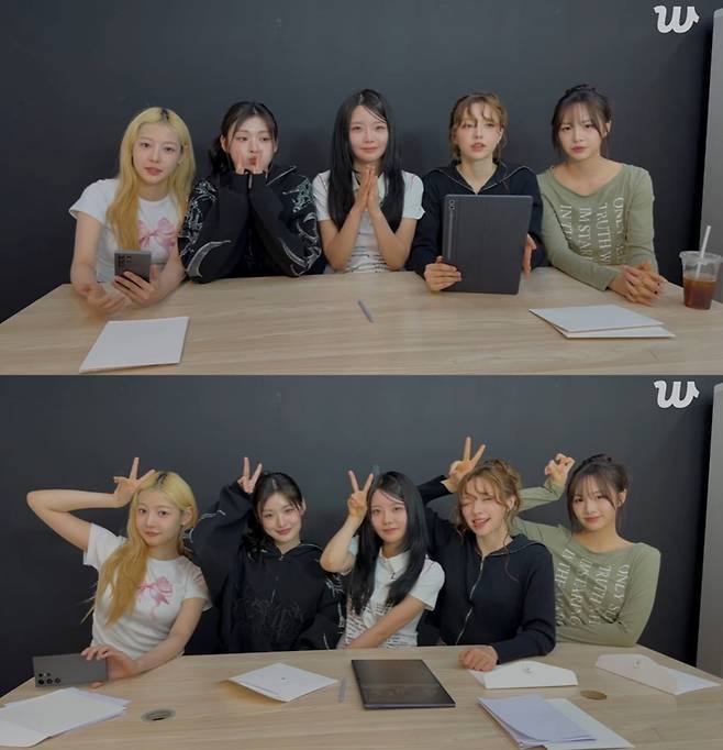 사진 = 피프티피프티 위버스 라이브 캡처