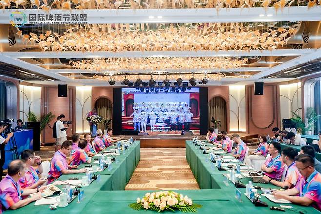이날 열린 IBFA 회의 모습. 전 세계 각 국 관계자들이 대거 모여 들었다.