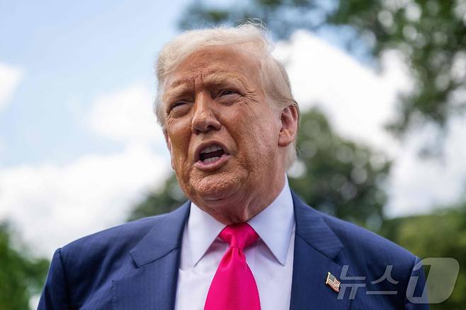 도널드 트럼프 미국 대통령. 2025.07.15 ⓒ AFP=뉴스1 ⓒ News1 류정민 특파원