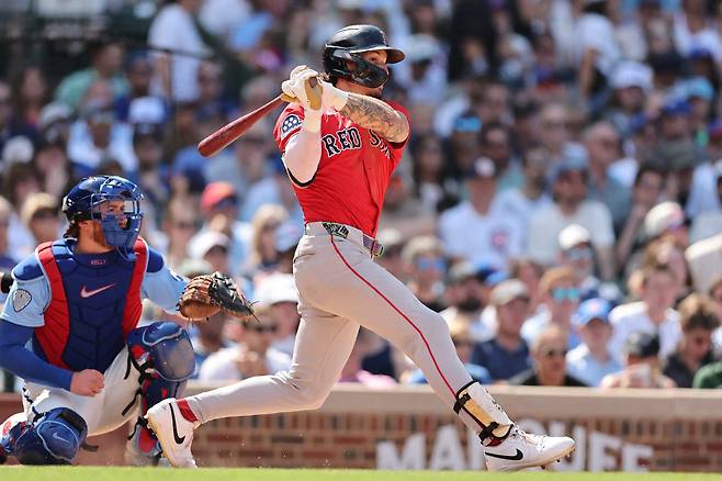 재런 두란은 올시즌에도 3루타 부문 AL 1위를 달리고 있다. AFP연합뉴스