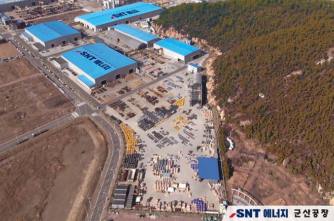 SNT에너지 군산공장 전경. /SNT에너지 제공