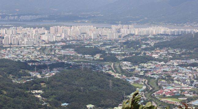 송파하남선이 개통되면 수혜가 예상되는 경기도 하남시 교산지구 일대. ⓒ 연합뉴스