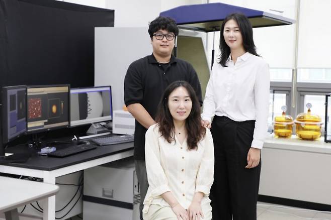 왼쪽부터 구교권, 박수현, 이윤희 DGIST 선임연구원. DGIST 제공.