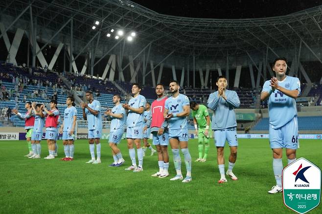 대구FC 선수단. 사진=프로축구연맹
