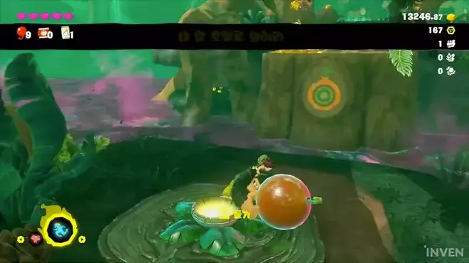 ▲ 거미 맞는 액션, 기믹, 파훼법을 하나씩 써보며 배워나간다