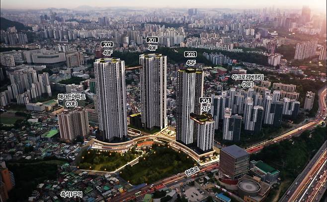 흑석2구역 재개발 조감도. 사진=서울시청