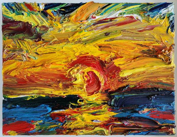 신홍직의 ‘일출’(2025, Oil on canvas, 27.3x34.8cm). 맥화랑 제공