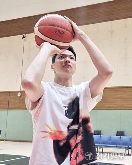수원 KT 소닉붐에 합류하고 주장 역할을 맡게 된 김선형. 임창만기자
