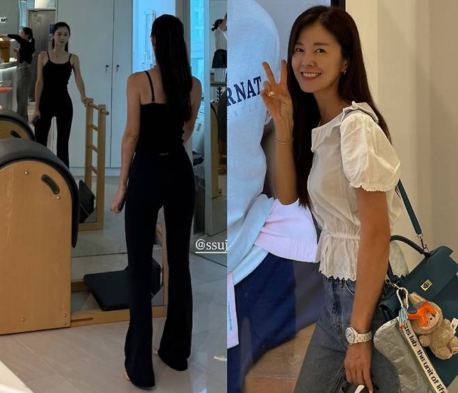 방송인 김성은이 그룹 슈가 출신 배우 박수진의 근황을 공개했다. /사진=김성은 인스타그램 스토리