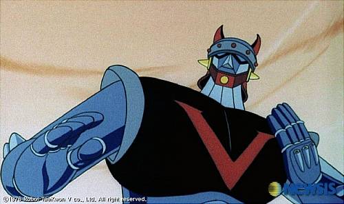 1976년 7월24일 '로보트 태권브이'가 개봉했다. 그래픽은 만화영화 '로보트 태권브이' 장면. /사진=뉴시스