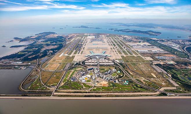 인천공항 전경.
