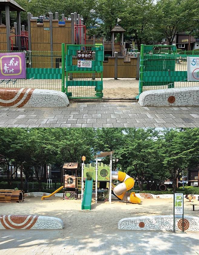 안양시는 만안구 안양8동에 위치한 명학공원이 교통약자를 위한 유니버설디자인을 적용해 재정비를 마쳤다. 사진=안양시