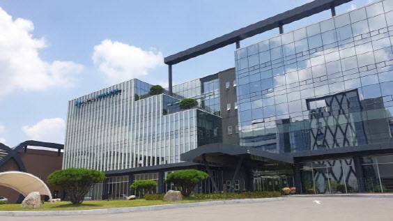 프레스티지바이오로직스의 충복 오송 공장 전경.