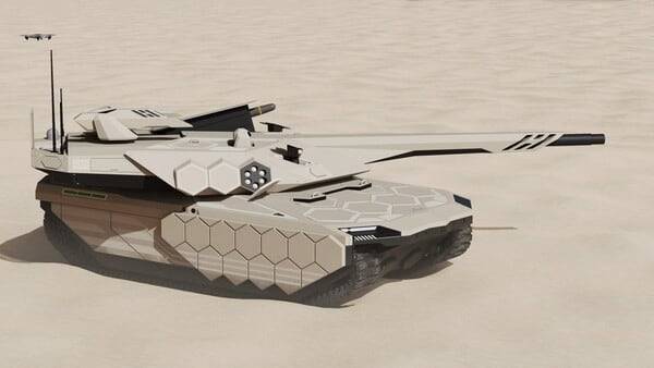 현대로템이 개발 중인 차세대 전차 'K3' 콘셉트. /현대로템 제공