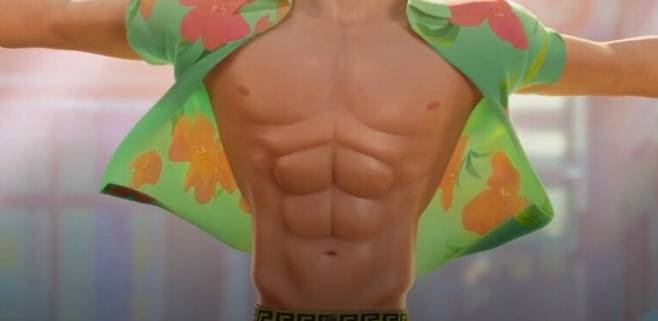 P20250725_025152344_6179B422-22EE-4C9F-905E-11BF51B77B8A.JPG 케데헌의 사자보이즈 복근 코스프레 해봤다.