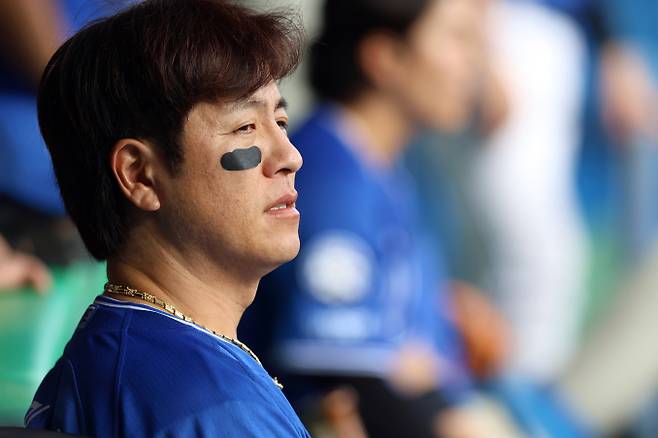 1985년생으로 베테랑 안방마님인 강민호. 최근 에이전트를 교체한 그는 해외 지도자 연수를 그 이유 중 하나로 밝혔다. 삼성 제공