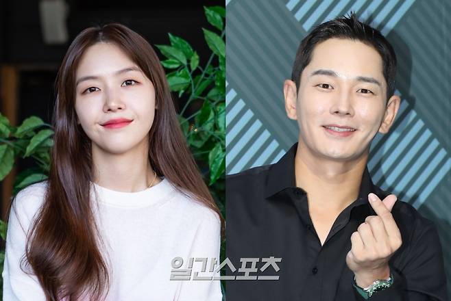 걸스데이 민아와 온주완.