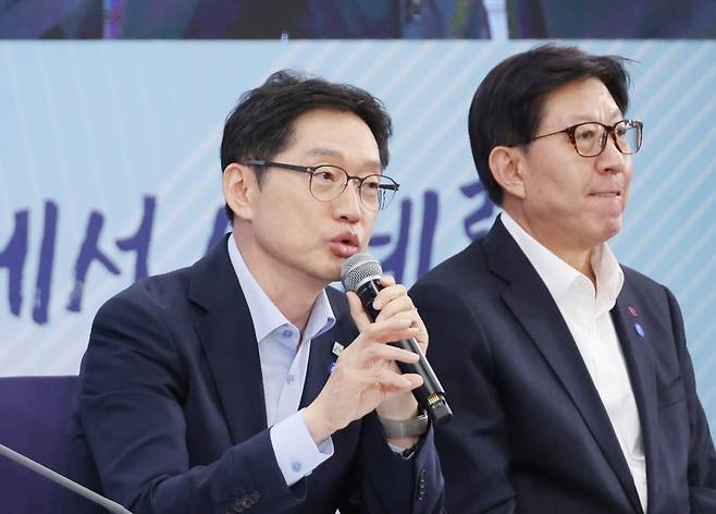▲ 발언하는 김경수 지방시대위원장 [연합뉴스]&nbsp;