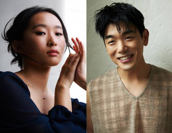 Actors Yoo Ji-young, left, and Eric Nam set to feature in a film co-produced by HYBE America and Paramount Pictures [HYBE]