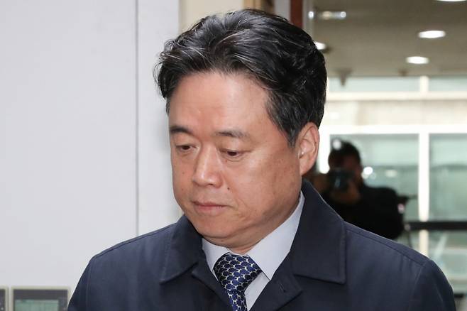 2017년 12월7일 MBC 신임 사장 후보자인 최승호 뉴스타파 PD가 서울 여의도 방송문화진흥회에서 열린 최종 면접에 참석하고 있다. /사진=머니투데이 DB.