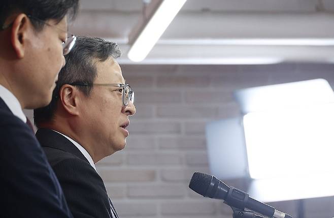 유일준 당무감사위원장. 연합뉴스