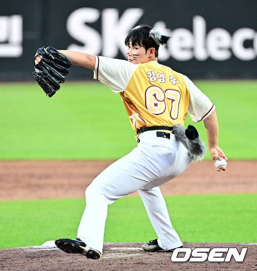 [OSEN=지형준 기자] 올스타전 LG 김영우. 2025.07.12 / jpnews@osen.co.kr