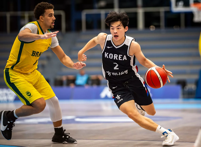 라인-루르 2025 FISU 세계대학경기대회 | 2025년 7월 23일 | 남자 농구 8강전 | 브라질 vs 대한민국 | 독일 에센 '스포트할레 암 할로' 경기장 |