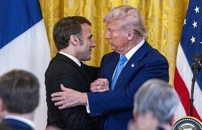 도널드 트럼프 미국 대통령(오른쪽)과 에마뉘엘 마크롱 프랑스 대통령 연합뉴스