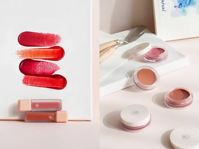 '다이소 샤넬밤'으로 유명세를 탄 손앤박 제품들. 사진=아성다이소 제공