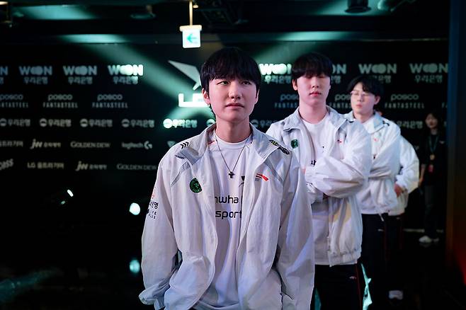 한화생명e스포츠 선수단. 라이엇게임즈 제공