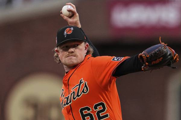 샌프란시스코 에이스 로건 웹은 세 경기 연속 부진을 면치 못했다. 사진= AP= 연합뉴스 제공