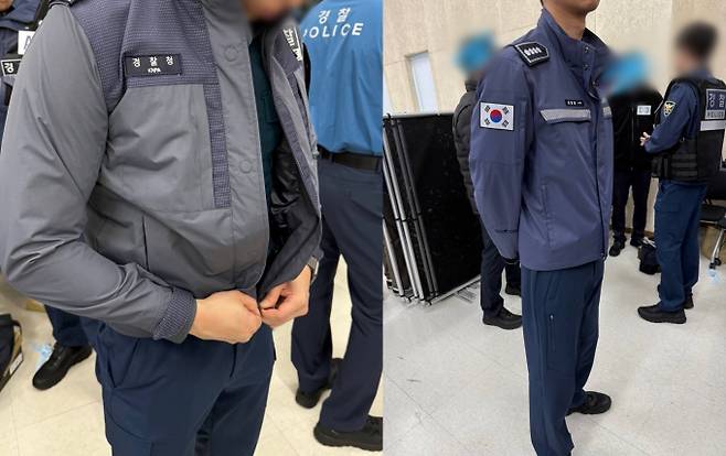 10년 만에 바뀌는 새 경찰 근무복 시안 디자인을 두고 곳곳에서 불만이 제기되자 경찰청이 최종 시안이 아니라고 선을 그었다. 사진은 새로 공개된 새 경찰 근무복 시안. /사진=블라인드 경찰청 게시판 캡처