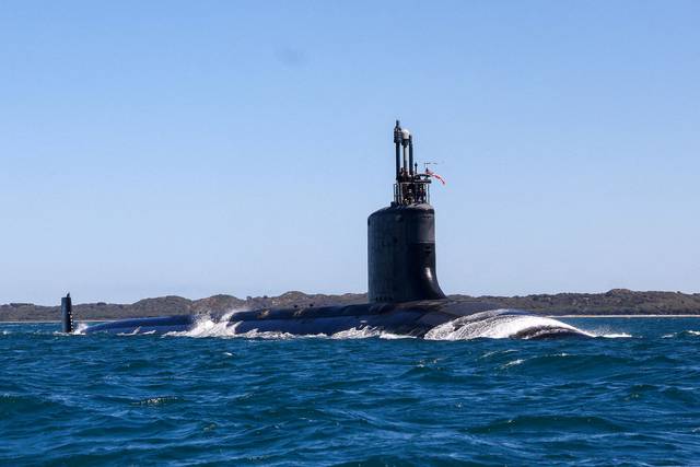 미국 버지니아급 잠수함 USS 미네스타. 로이터 연합뉴스