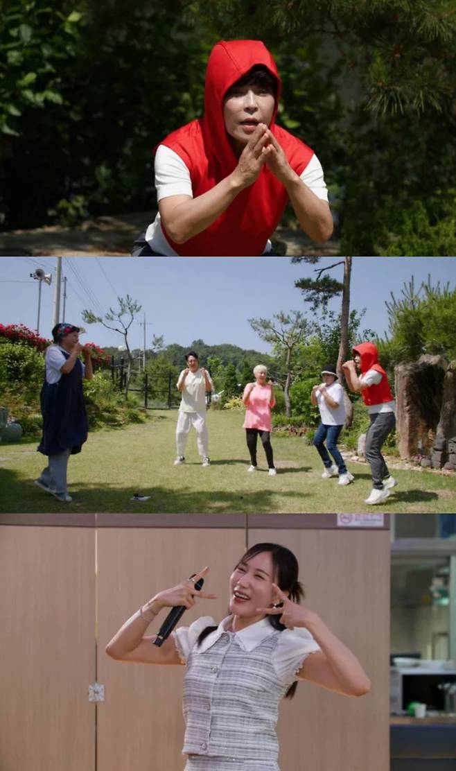 조혜련이 태보를 선보였다. KBS2 '박원숙의 같이 삽시다' 제공.