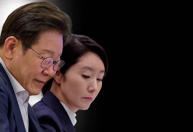 이재명 대통령(사진 왼쪽)과 '보좌관 갑질 논란'으로 여성가족부장관 후보직을 자진 사퇴한 강선우 더불어민주당 의원 ⓒ연합뉴스