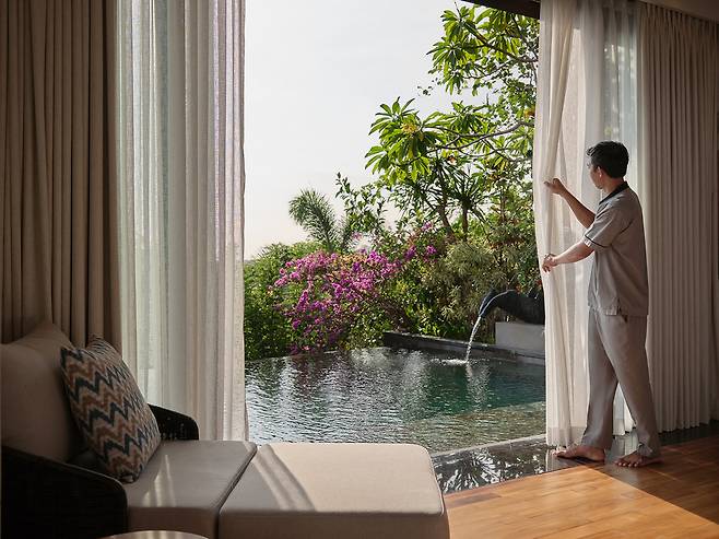 전반적인 서비스 부문에서 만족도 높은 후기를 증명하는 우마나 발리. 사진제공|팜투어