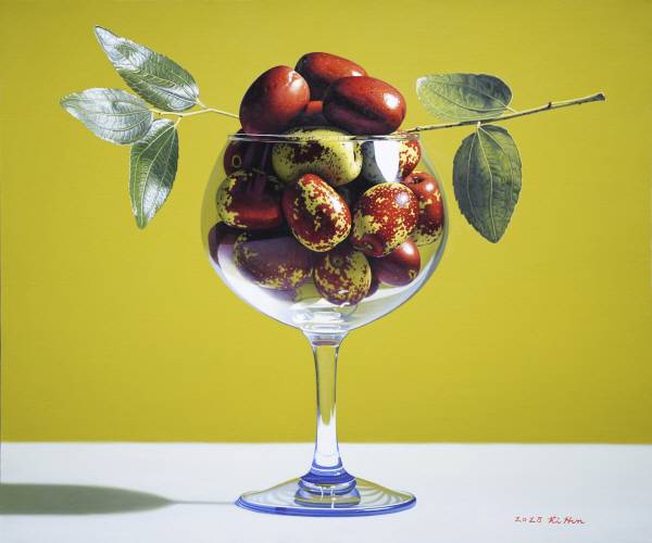 강기훈 빛-대추 2025-2 72.7X60.6cm Oil on Canvas 2025