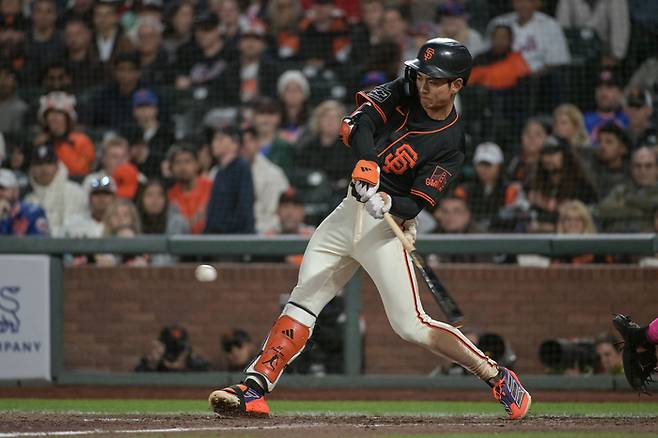 이정후가 타격에 임하고 있다. 사진 | AP 연합뉴스