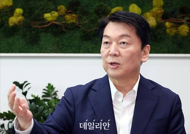 국민의힘 당대표 출마를 선언한 안철수 국민의힘 의원 ⓒ데일리안 홍금표 기자