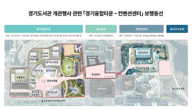경기융합타운-컨벤션센터 횡단보도 신설 사진제공=경기도