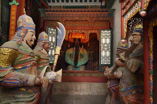 서울 동관왕묘 왕보 조루.